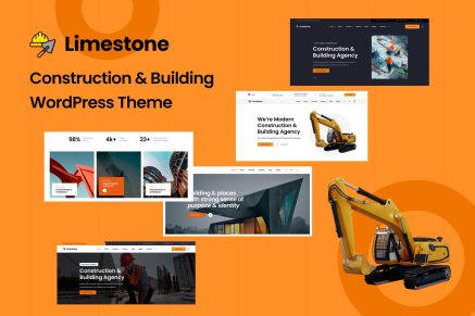 Limestone- Construction Building WordPress Theme