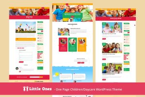 Little Ones – One Page Children/Daycare WordPress