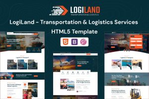 LogiLand – Transportation and Logistic HTML Template