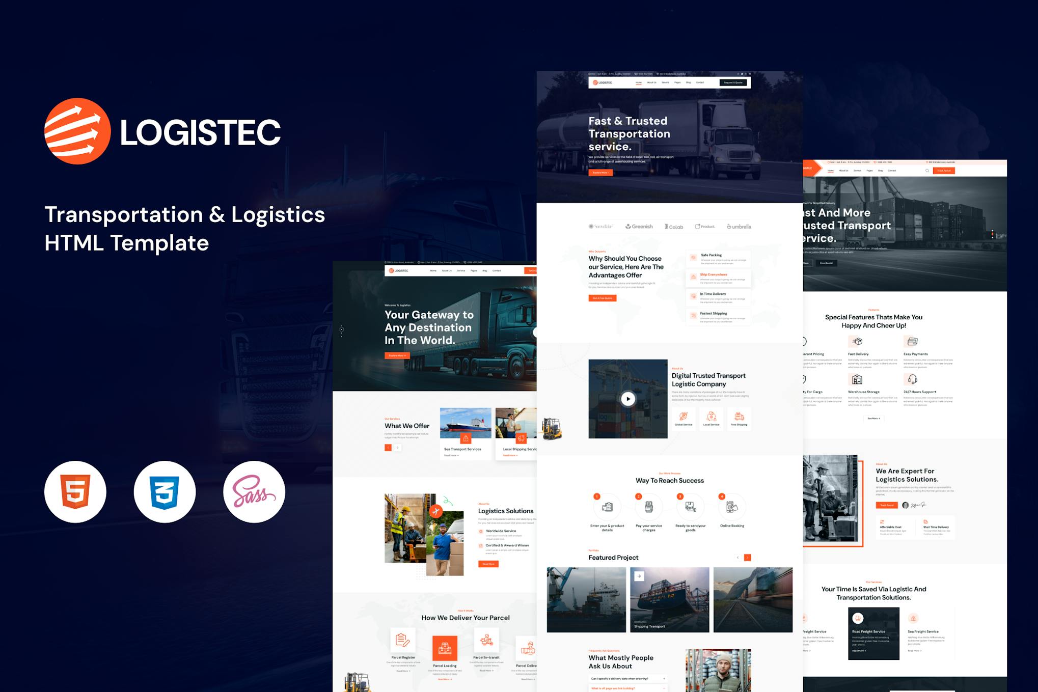 Logistec - Transportation & Logistics HTML