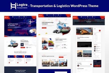 Logtra- Transportation & Logistics 1.0 WordPress Theme
