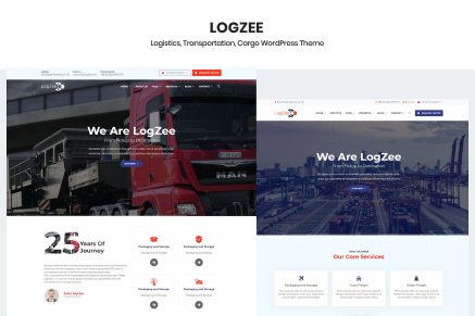 Logzee - Logistics Cargo 1.3 WordPress Theme