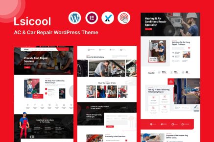 Lsicool- AC & Car Repair 1.1 WordPress Theme