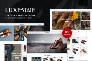 LuxeState – Leather Shoes Premium Shopify Theme