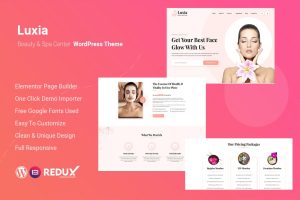 Luxia – Beauty & Spa Center WordPress Theme