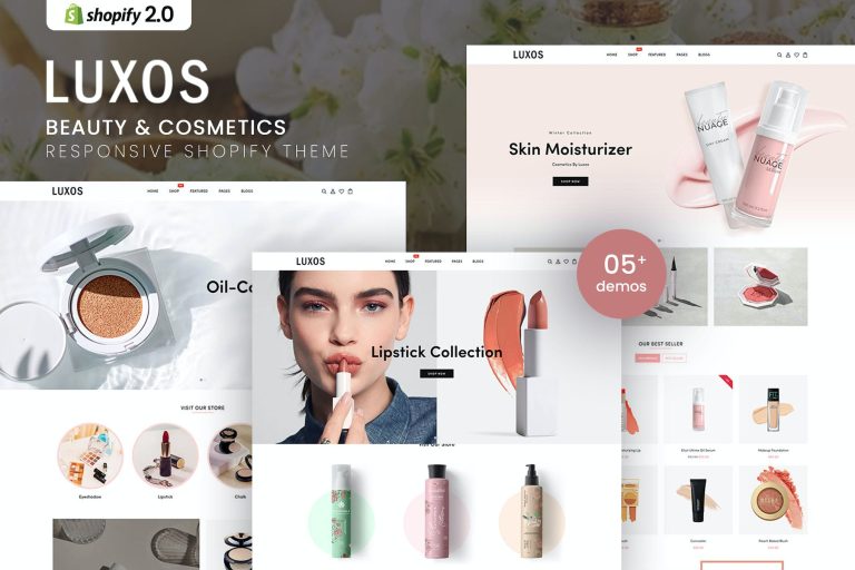Luxos – Beauty & Cosmetics Shopify Theme
