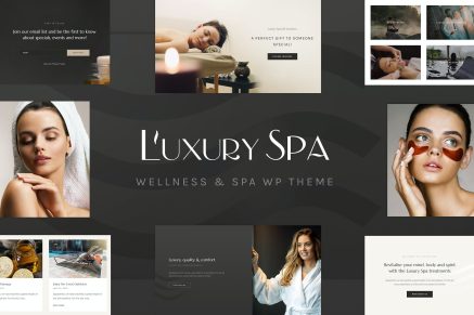 Luxury Spa- Beauty Spa & Wellness Resort 1.2.7 WordPress Theme
