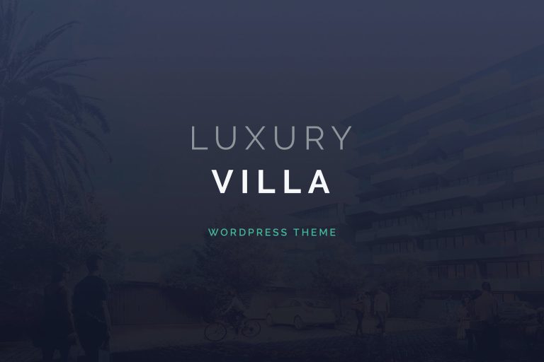 Luxury Villa – Property Showcase WordPress Theme