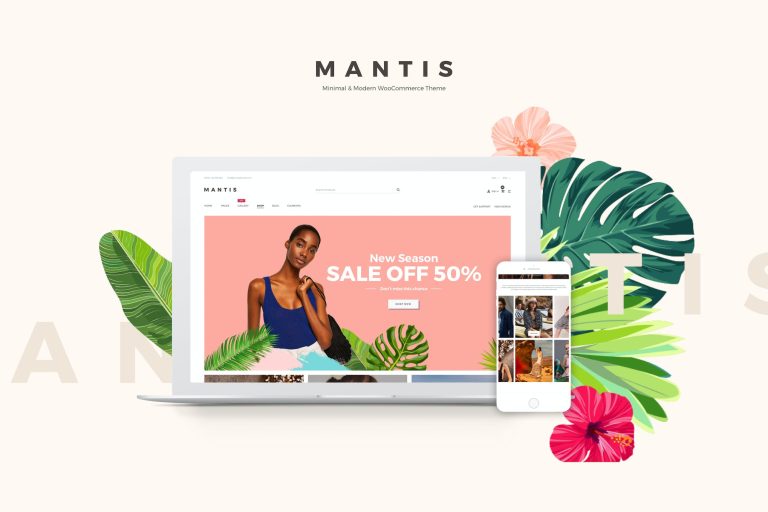 Mantis – Minimal & Modern WooCommerce Theme
