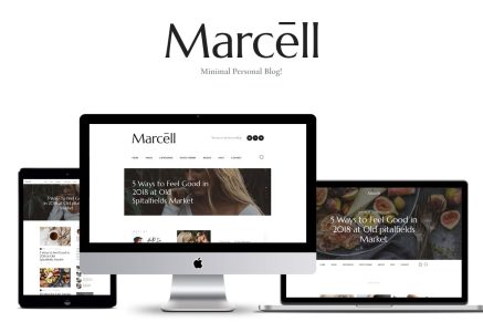 Marcell- Personal Blog & Magazine 1.2.13 WordPress Theme