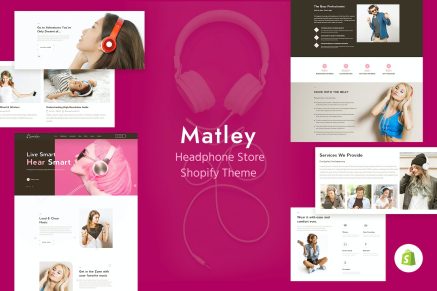 Matley - Headphone & Electronics Store Shopify Theme
