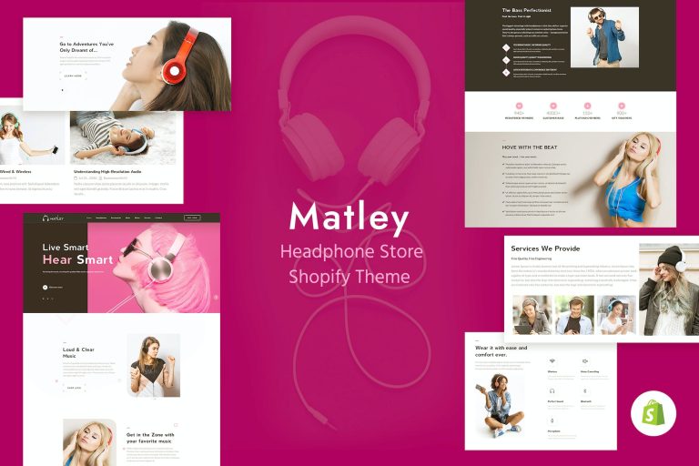 Matley – Headphone & Electronics Store Shopify