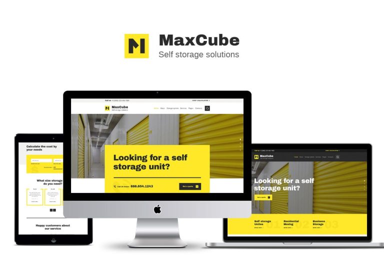 MaxCube WordPress Theme