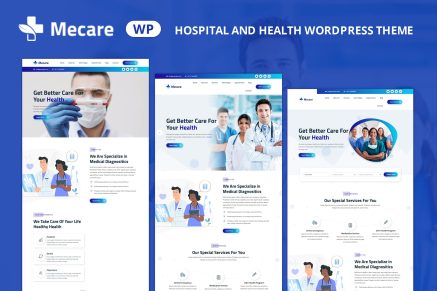 Mecare- Hospital and Health 1.0 WordPress Theme