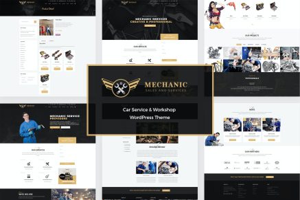 Mechanic - Car Service & Repair 1.0.2 WordPress Theme