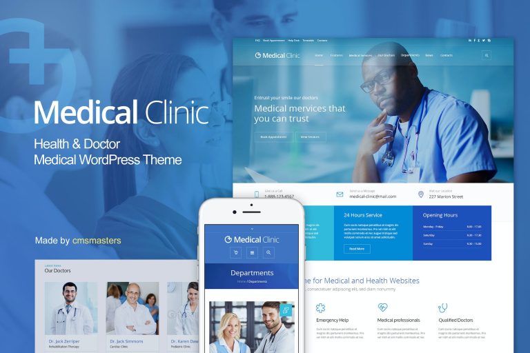 Medical Clinic – Health & Doctor Medical WordPress Theme