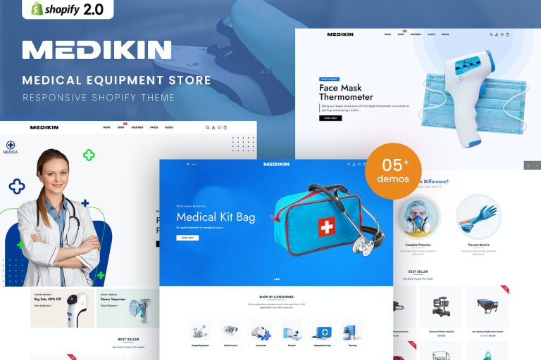 Medikin – Medical Equipment Shopify Theme