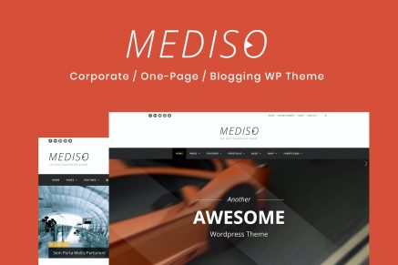 Mediso- Corporate / One-Page 1.4.0 WordPress Theme