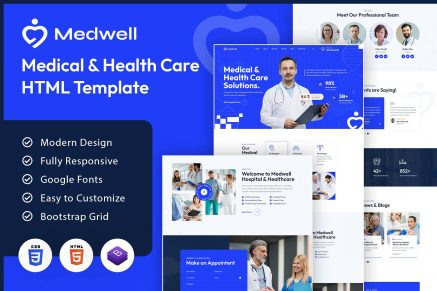 Medwell - Medical & Health Care HTML Template