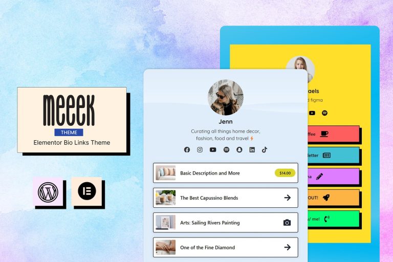Meeek – Bio Links Builder Theme