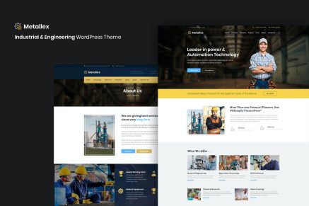 Metallex- Industrial And Engineering 1.0 WordPress Theme
