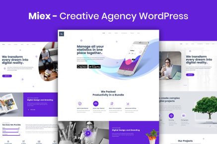 Miex- Creative Agency 1.0 WordPress Theme