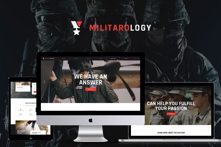 Militarology WordPress Theme