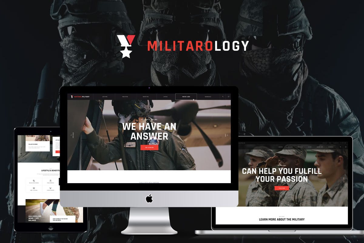 Militarology 1.0.13 WordPress Theme