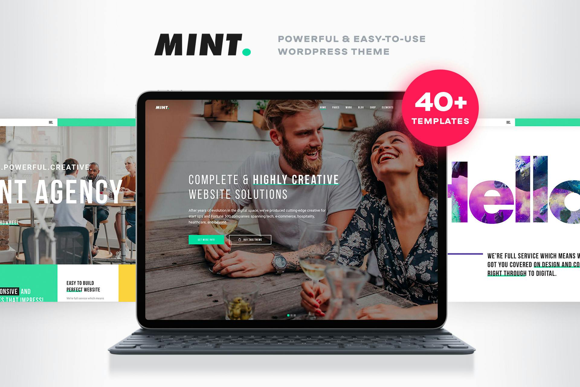 Mint- Creative Multi-Purpose 2.1.1 WordPress Theme