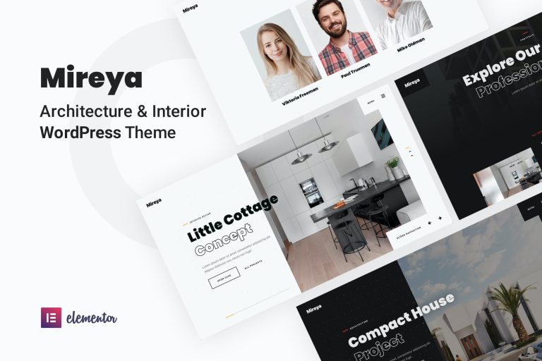 Mireya – Interior Design Elementor WordPress Theme