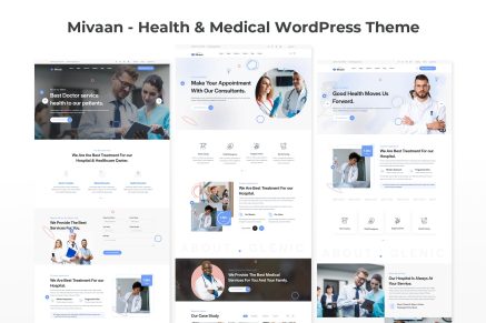 Mivaan- Health & Medical 1.0 WordPress Theme