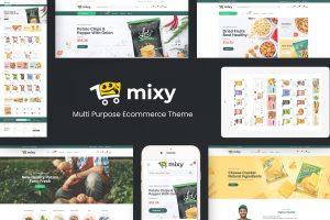 Mixy – Organic Food Store WordPress Theme