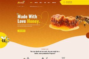 Modhu – Beekeeping and Honey WordPress Theme