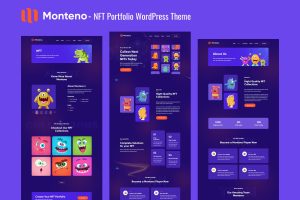 Monteno – NFT Portfolio WordPress Theme