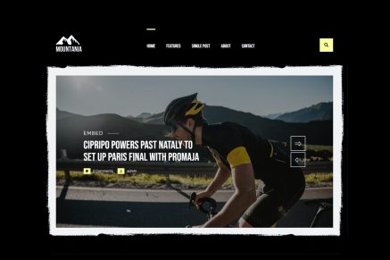 Mountania- Creative Blog 1.0 WordPress Theme