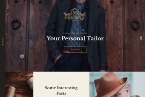 Mr. Murphy – Custom Dress Tailoring Clothing WordPress Theme
