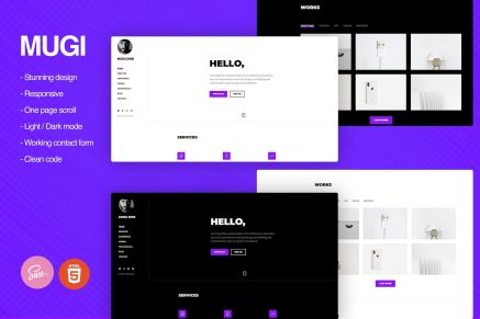 Mugi - Personal Portfolio & Resume 1.0.6 WordPress Theme