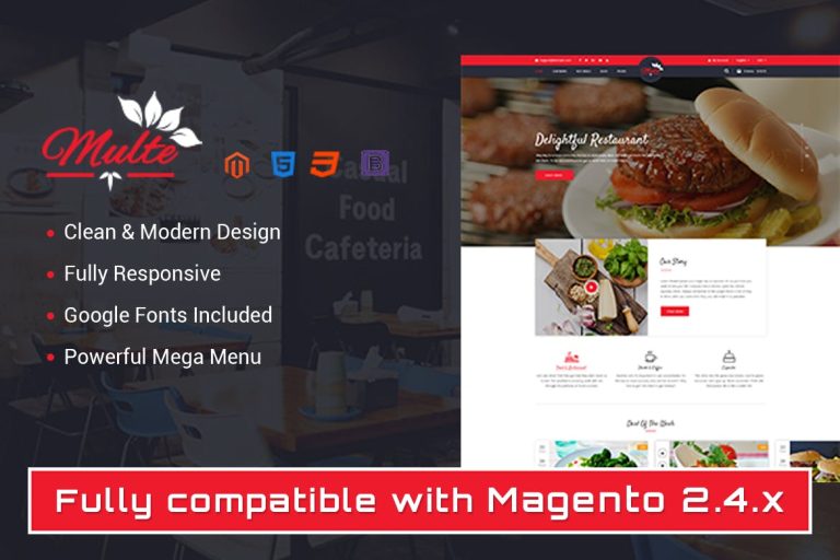Multe – Responsive Magento Restaurant Theme