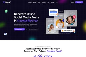 MunAi – AI Writer & Copywriting WordPress Theme