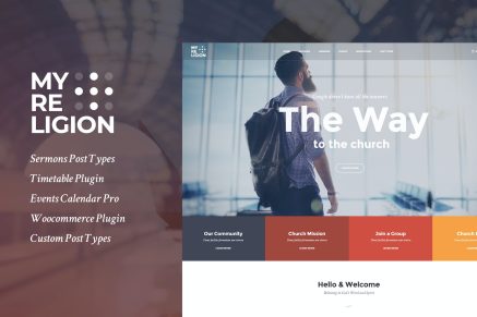 My Religion- Dedicated Church 1.4.5 WordPress Theme