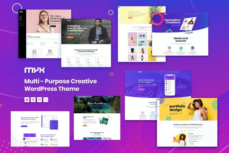 Myx – Multipurpose WordPress theme