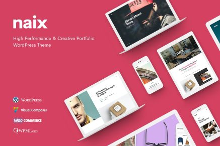 Naix - Creative Portfolio 1.7.1 WordPress Theme