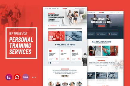 NanoFit- for Personal Training Services 1.0.5 WordPress Theme