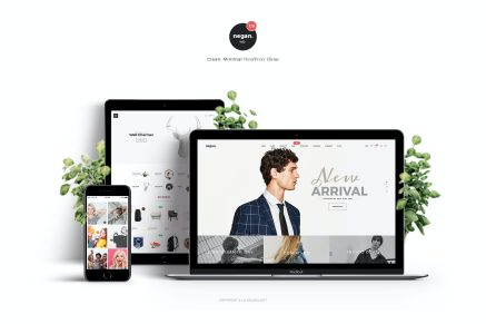 Negan- Clean, Minimal WooCommerce 1.7.0 WordPress Theme
