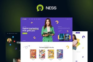 Ness – Marketing Agency & SMM WordPress Theme
