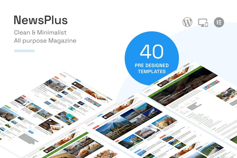 NewsPlus – News and Magazine WordPress Theme