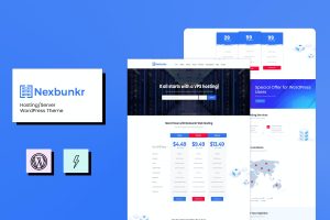 Nexbunker – Hosting/Server WordPress Theme + WHMCS