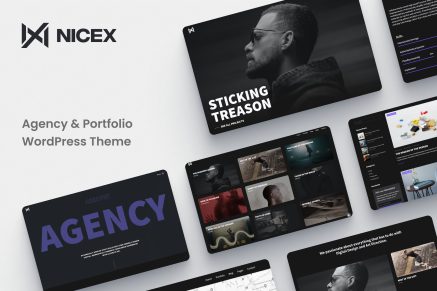 Nicex- Creative Portfolio 1.0.4 WordPress Theme