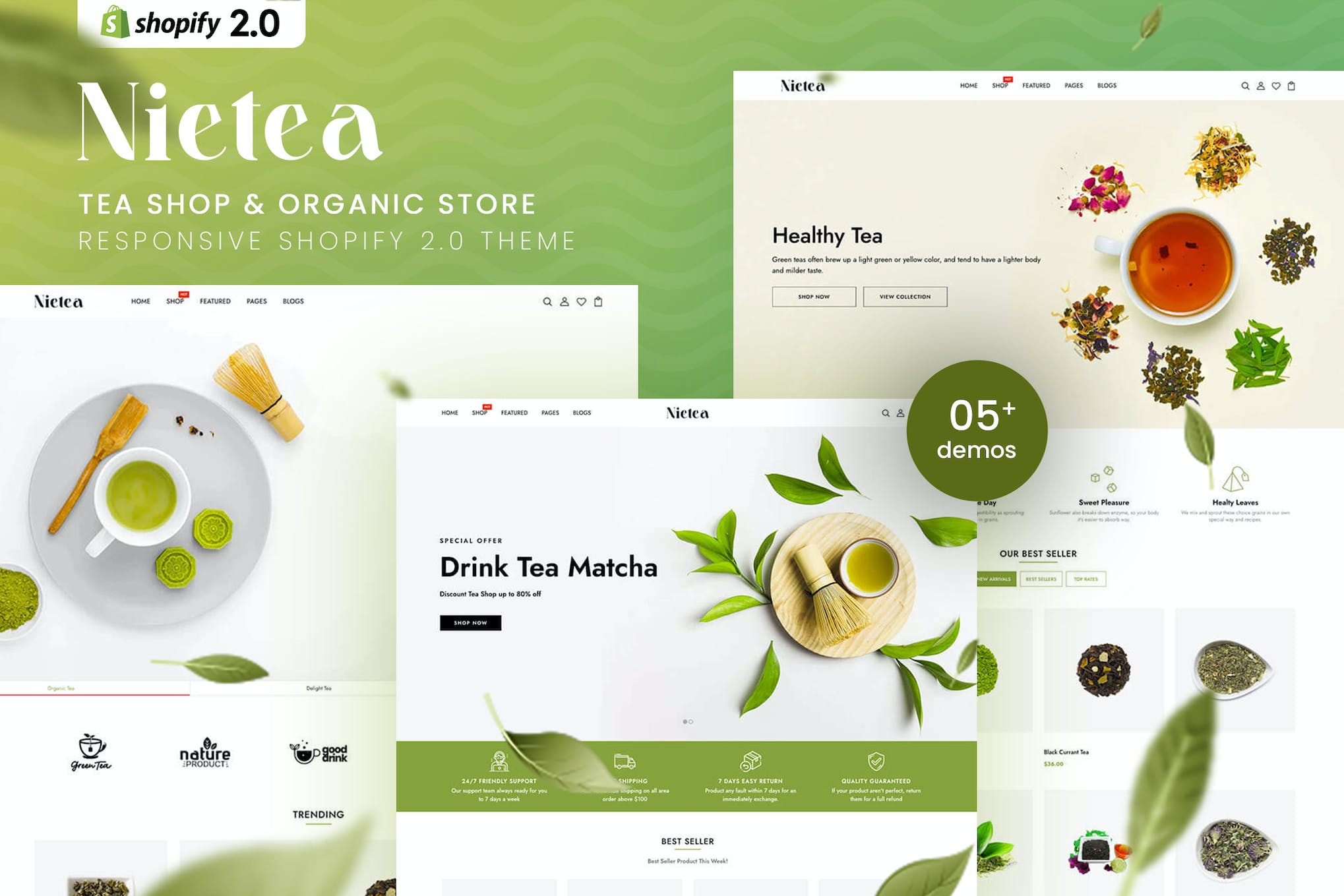 Nietea - Tea Shop & Organic Store Shopify Theme 2.0