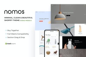 Nomos – Minimal, Clean & Beautiful Shopify Theme